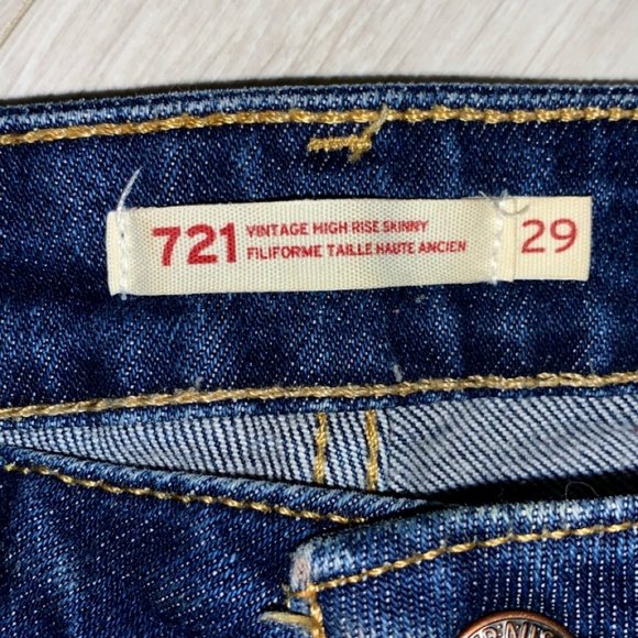 Levi's 721 Vintage Jeans - Picture 1 of 5